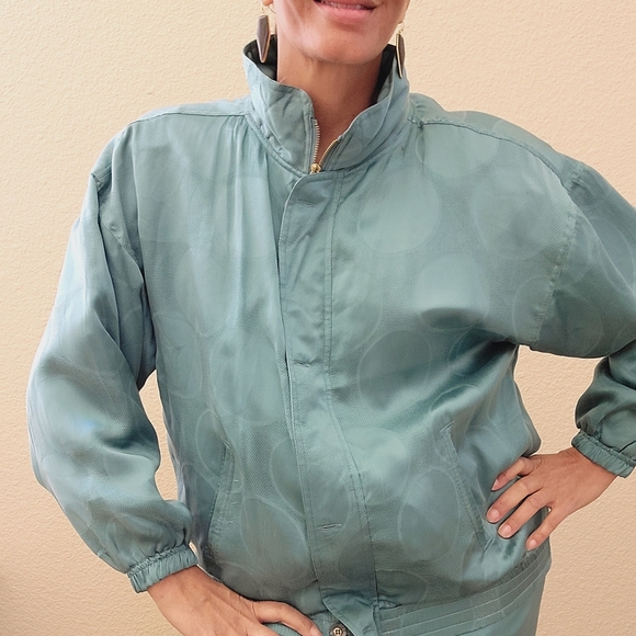 Vintage Y2K | 2 Piece | Silk Track Suit - Picture 3 of 15